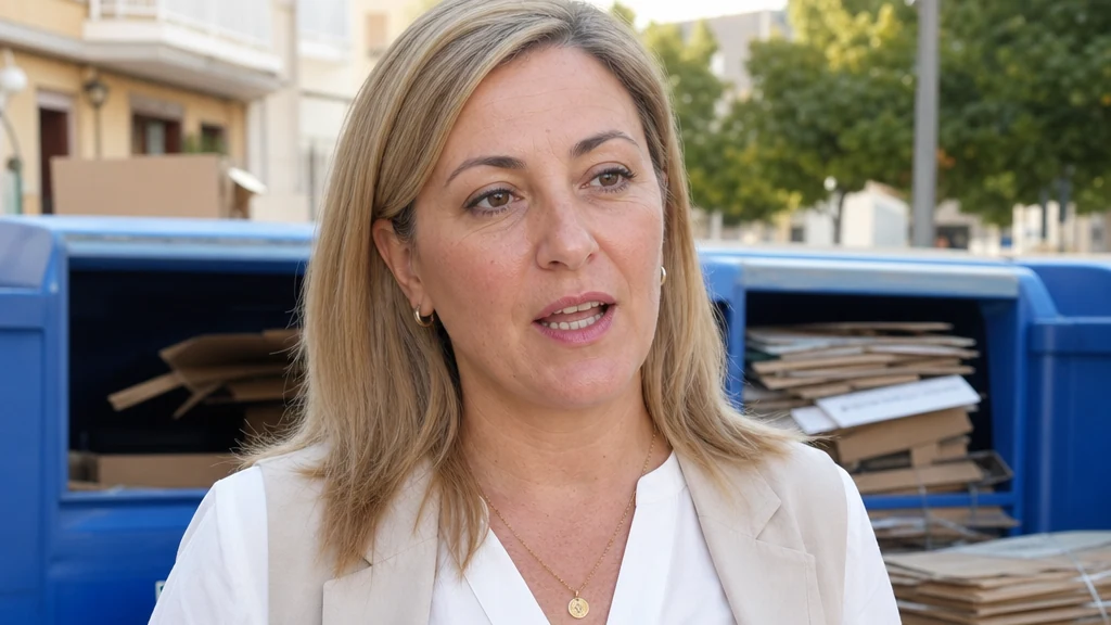 Isabel Gadea Martínez, portavoz socialista en Molina de Segura, en la imagen difundida sob