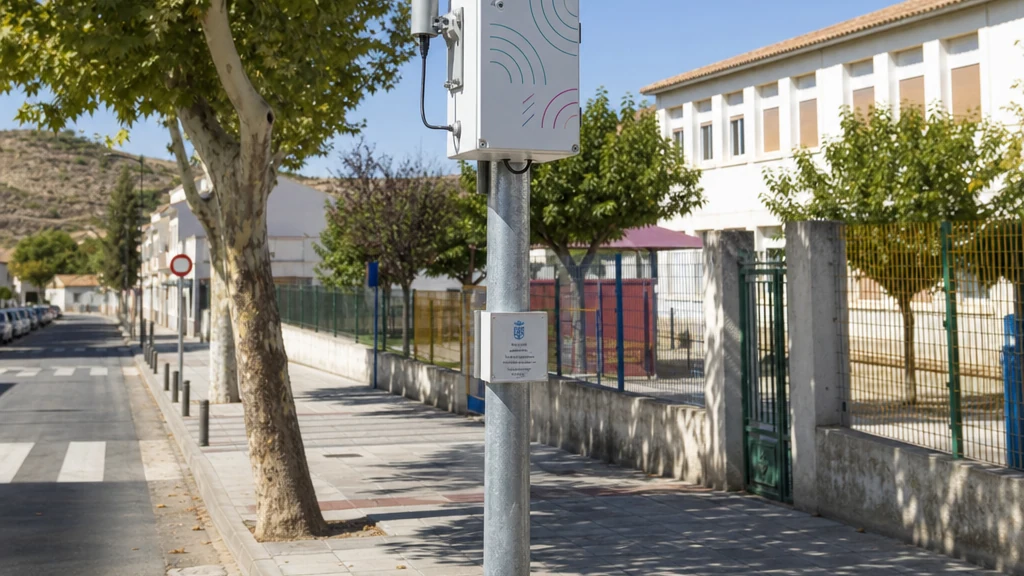Imagen de la integración de Blanca en la red regional SmartRegion para medir calidad del a
