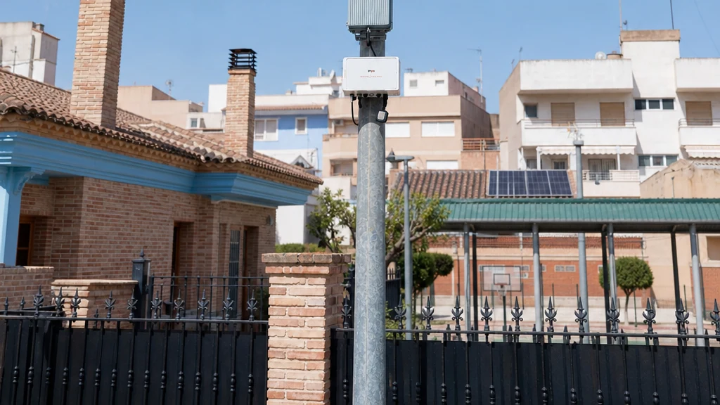 Equipamiento de digitalización ambiental instalado por el Ayuntamiento de Blanca para medi