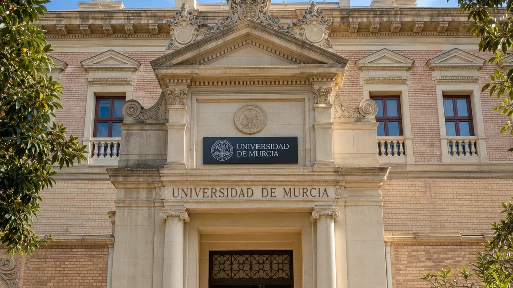 Acceso a un edificio universitario de la Universidad de Murcia vinculado a la convocatoria