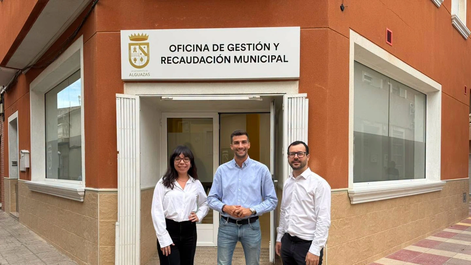 Nueva oficina de Gestión y Recaudación Municipal de Alguazas en la calle Olmeda.