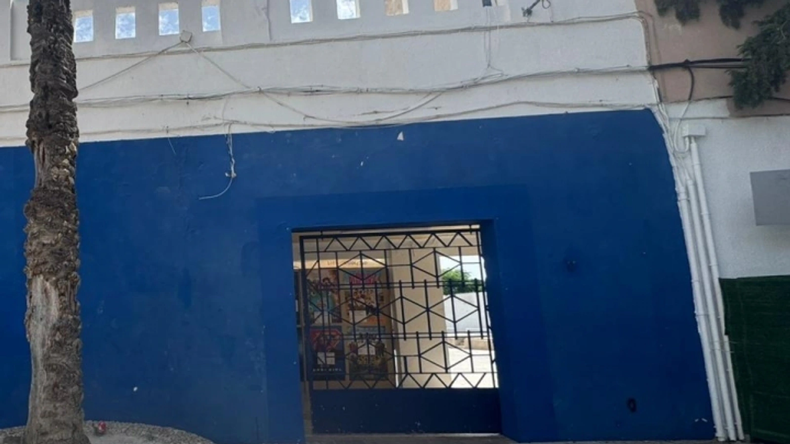 Acceso al Cine de Verano de Archena, cuya rehabilitación ejecutará Urdecon.