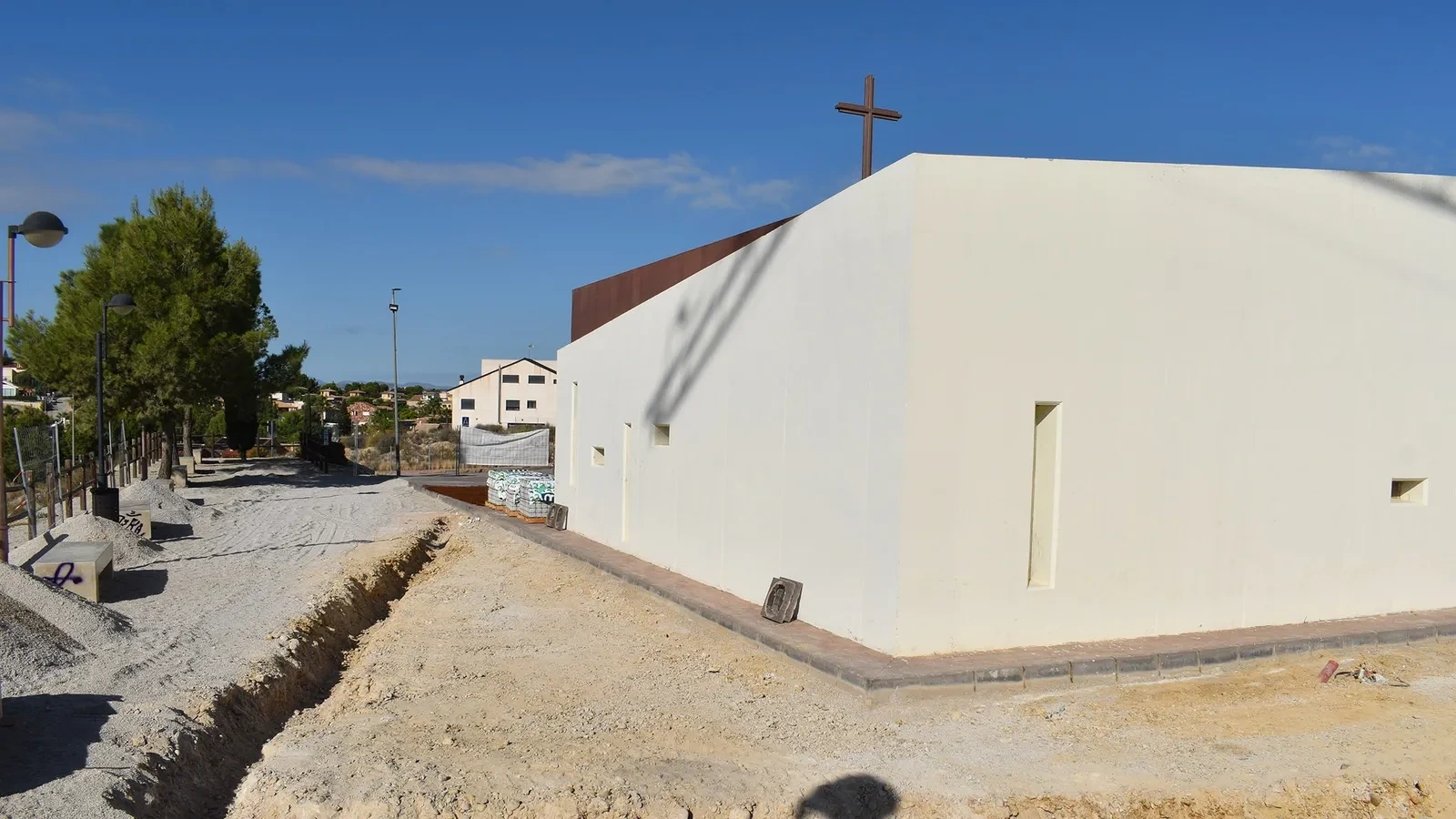 Obras en el entorno de la ermita de Nuestra Señora de la Salceda, en El Coto.