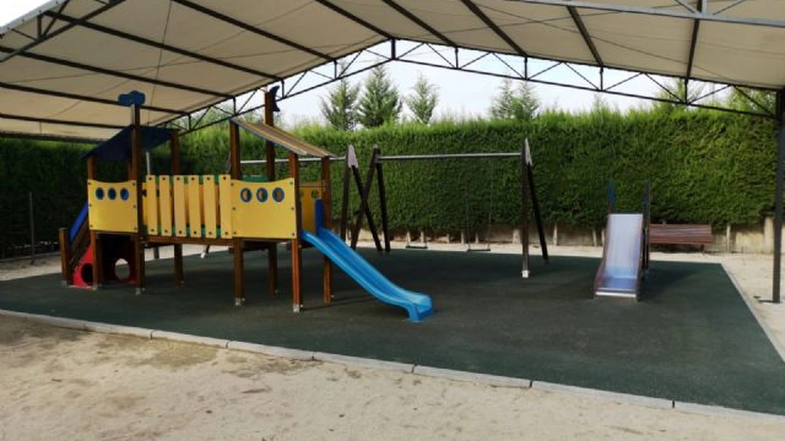 Zona de juegos de una escuela infantil municipal de Molina de Segura, en una fotografía de archivo