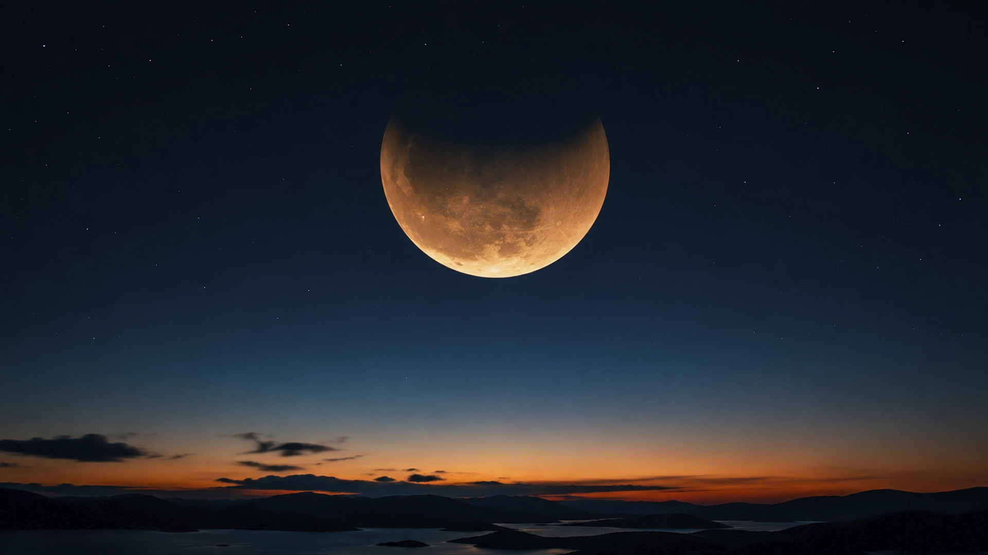 Eclipse parcial de Luna visible desde España durante la noche del 28 de agosto de 2026