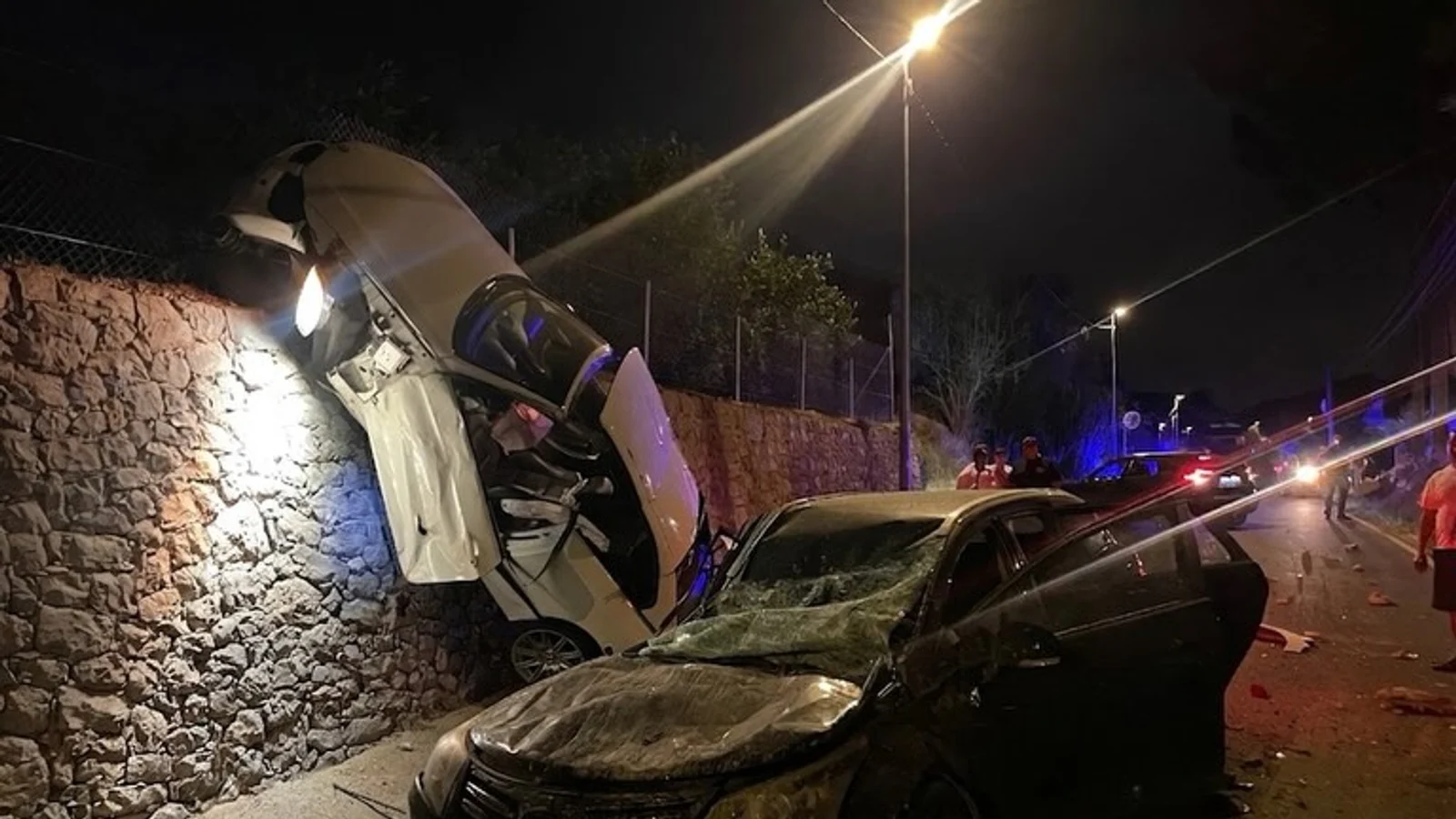 Accidente de tráfico atendido por la Policía Local de Abarán en la RM-512