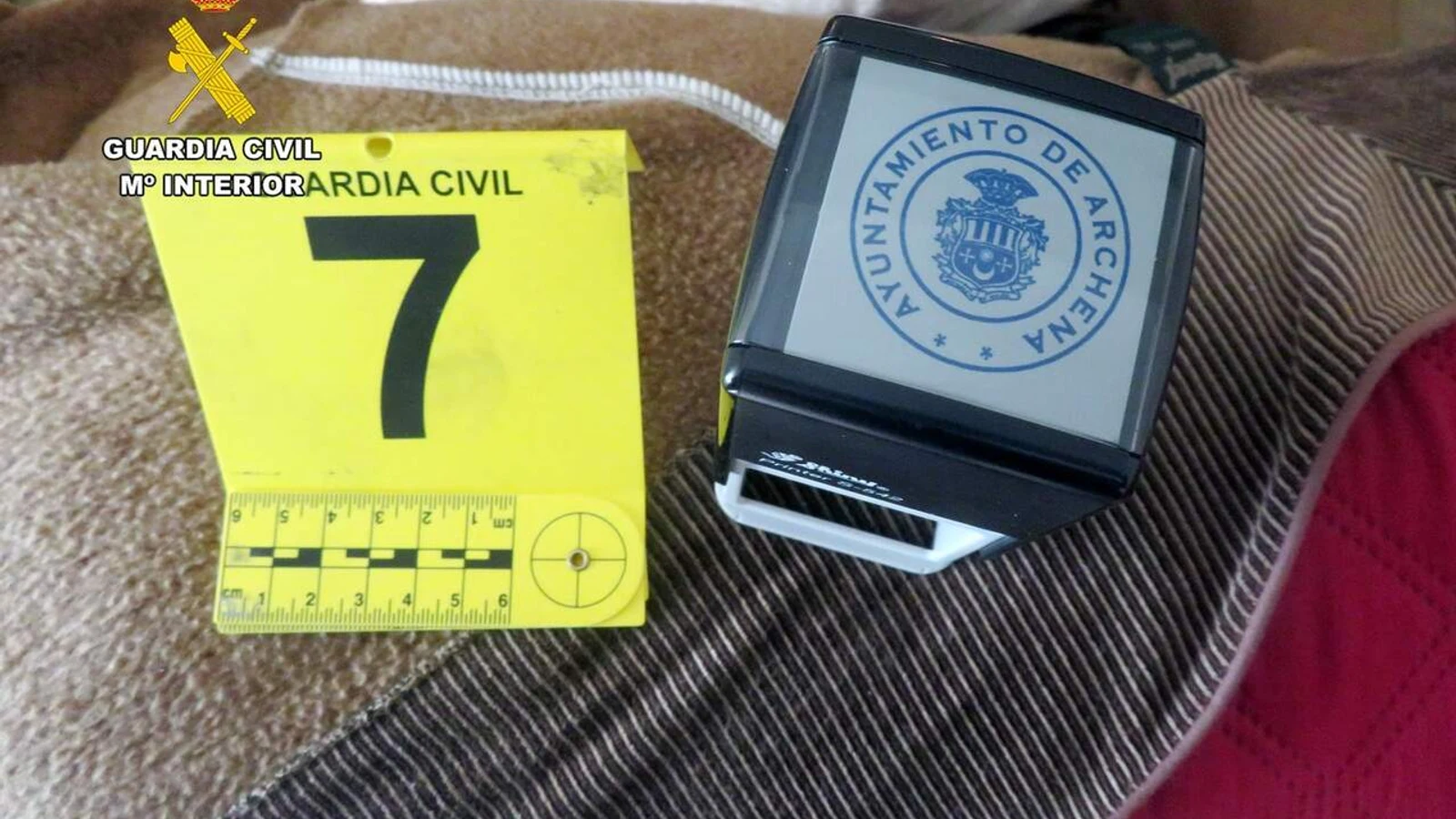 Sello municipal vinculado al caso de empadronamientos irregulares investigado en Archena