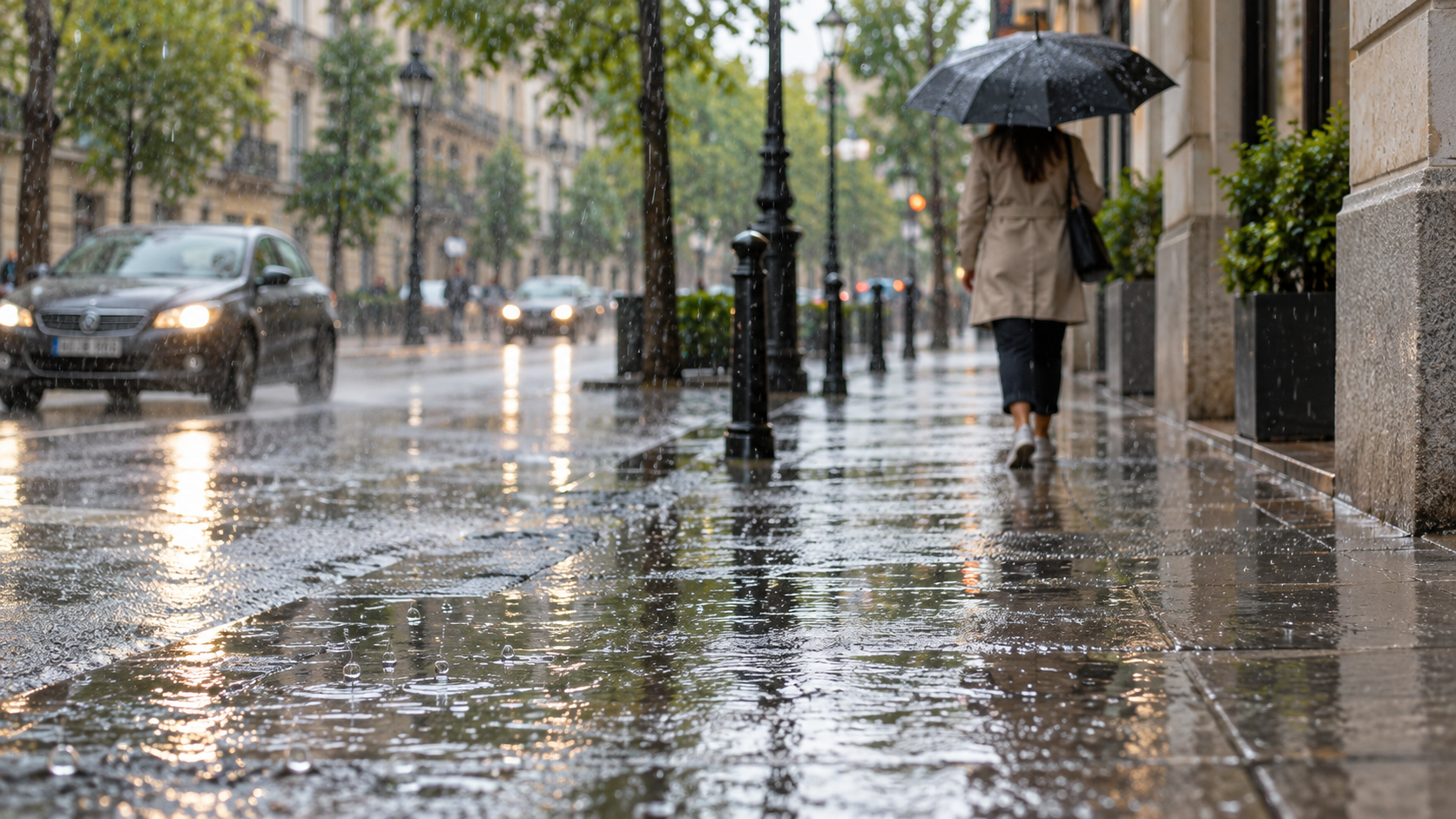 Imagen de recurso sobre lluvia creada con IA; no muestra el episodio previsto.