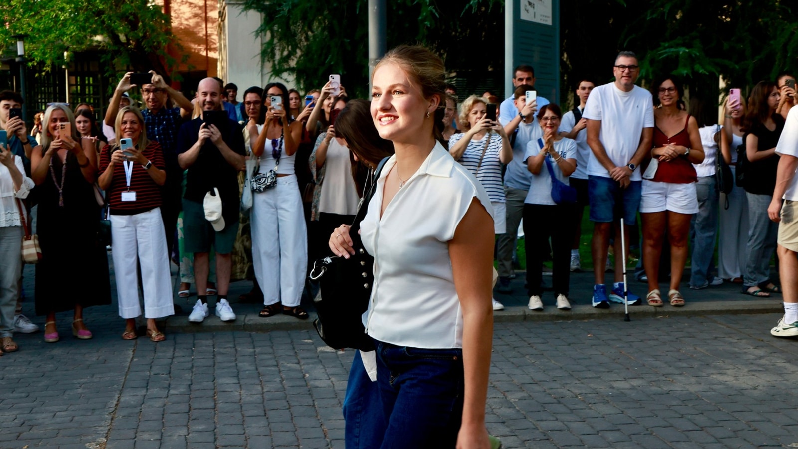 La princesa Leonor llega a la Universidad Carlos III de Madrid al inicio de su curso universitario