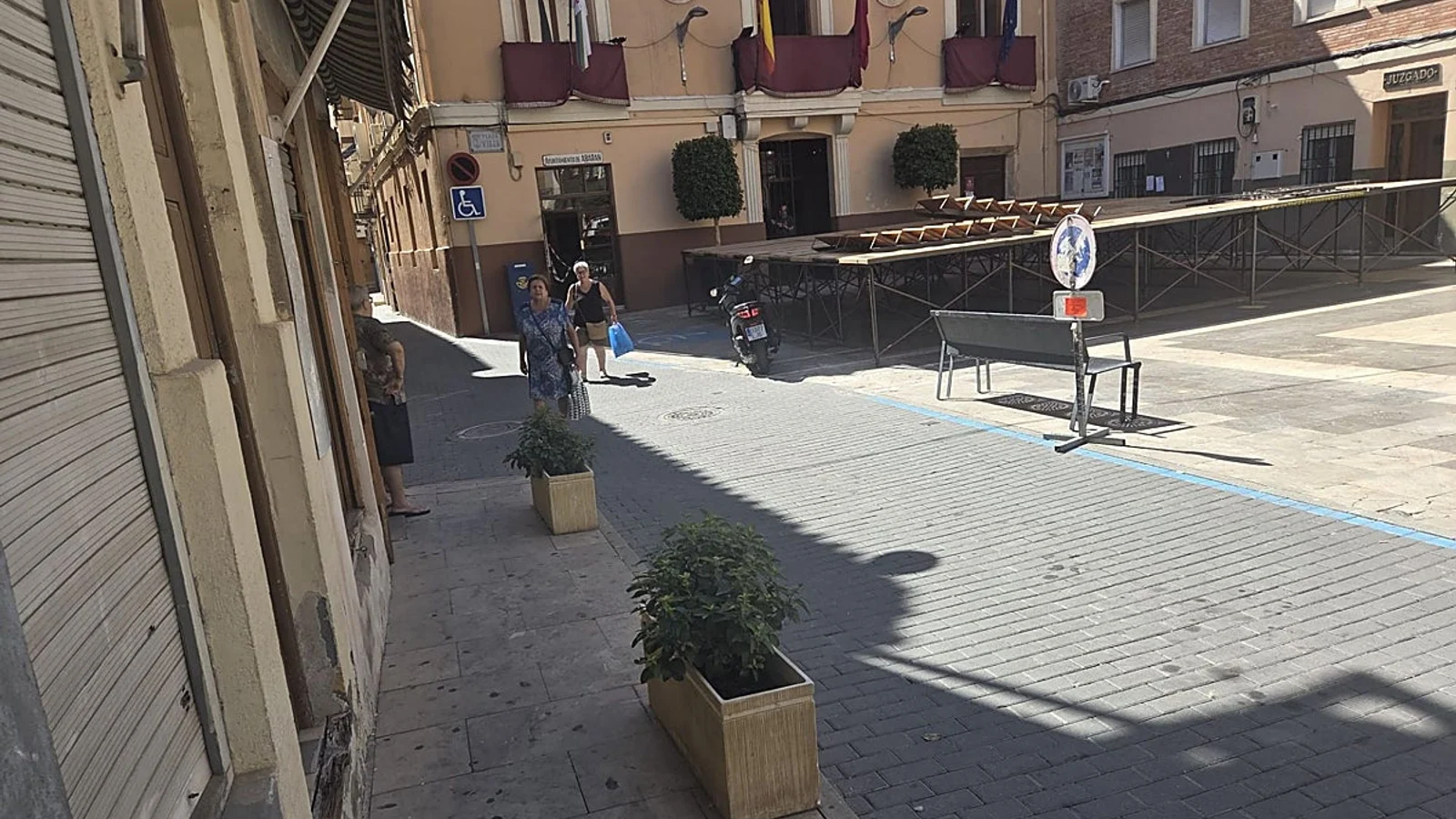 Fachada del Ayuntamiento de Abarán, edificio vinculado al proyecto PIREP de rehabilitación energética no ejecutado