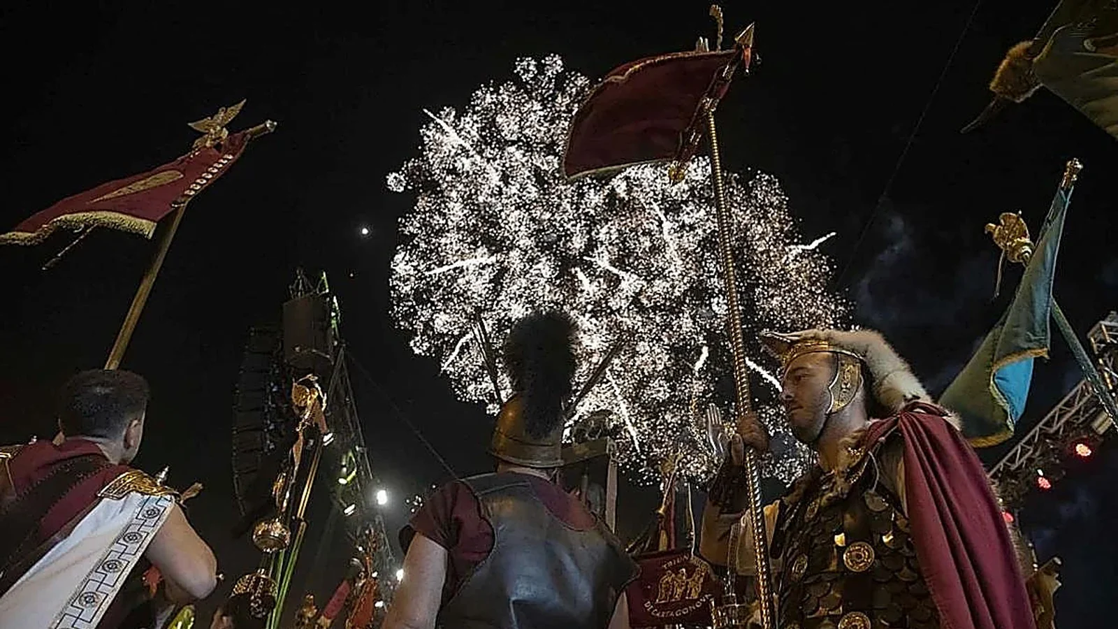 Acto de las fiestas de Carthagineses y Romanos de Cartagena