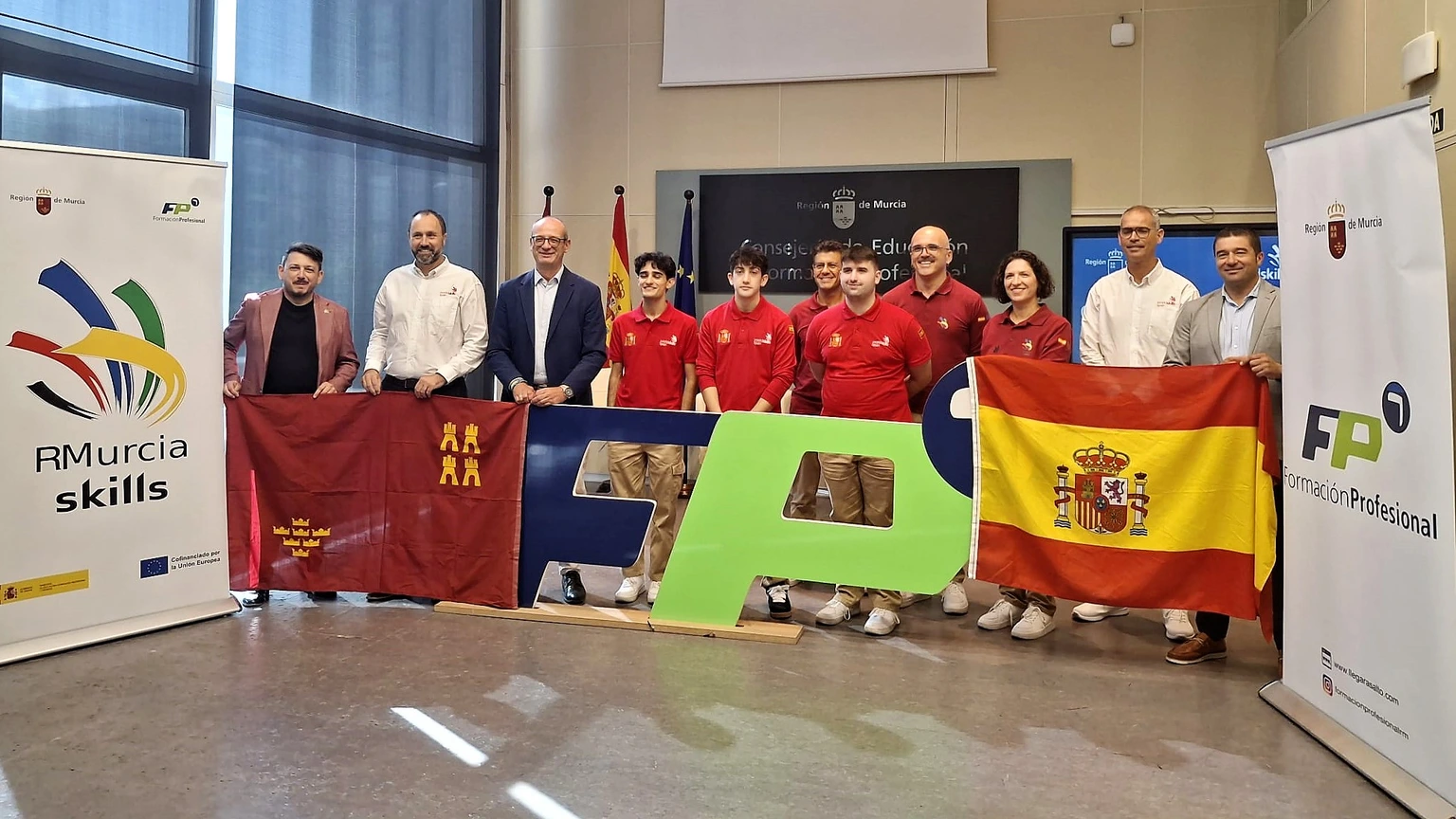 Representantes de la Región de Murcia en WorldSkills 2026.