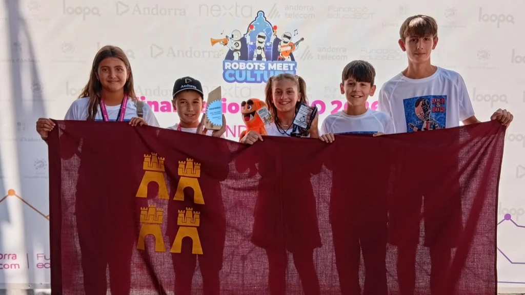 Alumnado del CEIP Pedro Rodríguez de Cieza participante en la World Robot Olympiad