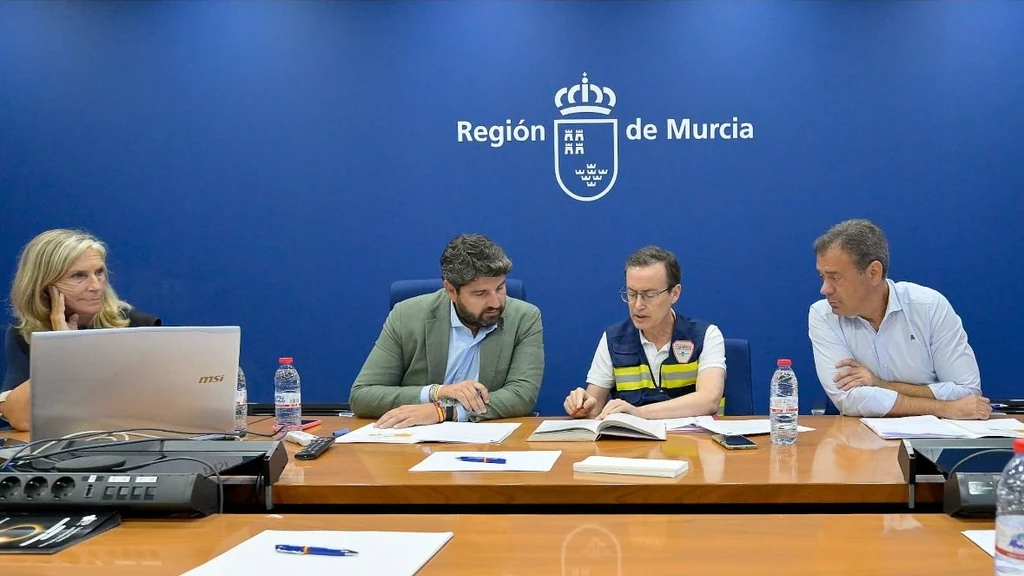 Reunión de coordinación de emergencias del Gobierno regional ante el episodio de lluvias e