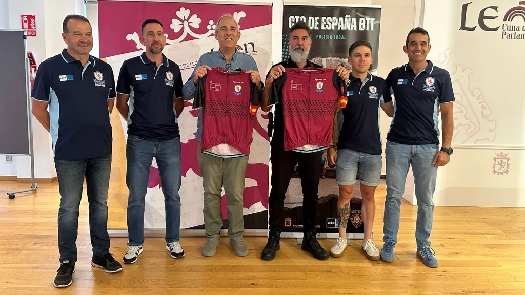 Presentación del Campeonato de España de BTT para Policías Locales que se disputará en Leó