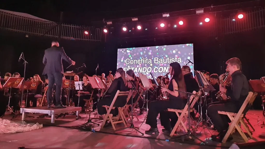 Actuación de la Banda de Música de Molina de Segura con voces solistas en el Auditorio Tom