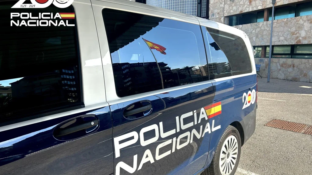 Vehículo de la Policía Nacional en una fotografía de archivo utilizada para informar del r