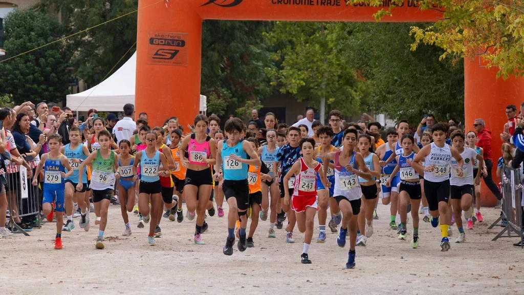 Imagen del cross de Caravaca publicada por la Federación de Atletismo de la Región de Murc