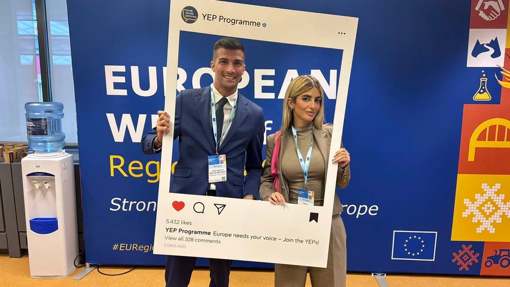 El alcalde y una concejala de Alguazas en la European Week of Regions and Cities de Bruselas